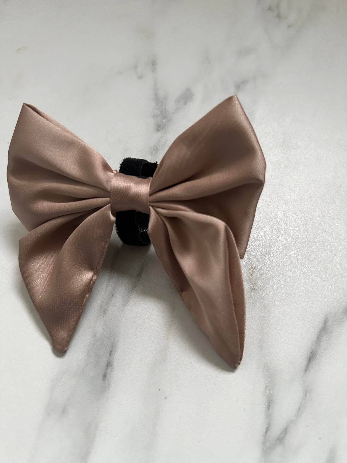 Sailor Bow - Champagne Satin