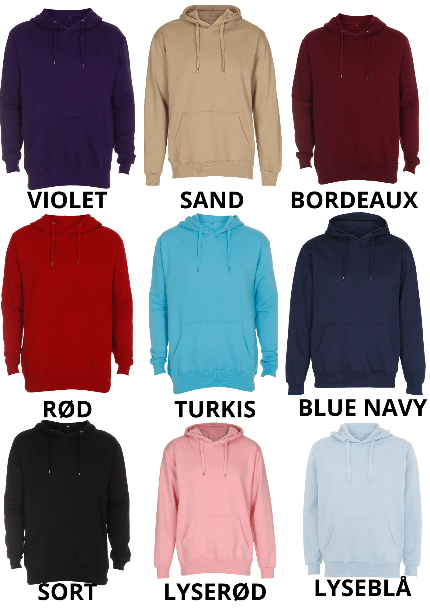 Dit dyr på hoodie - Farveportræt