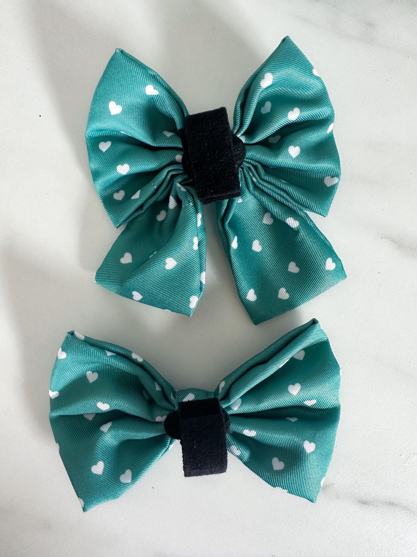 Sailor Bow - Hjerter - Grøn