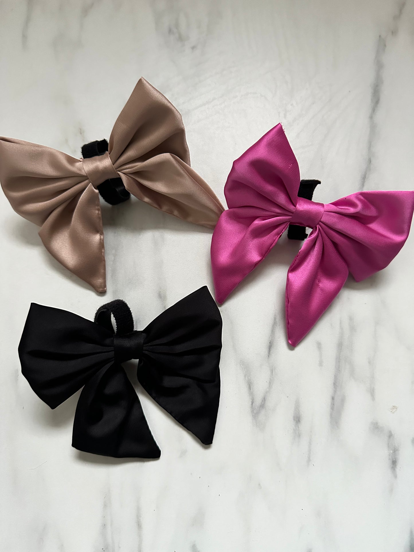Sailor Bow - Champagne Satin