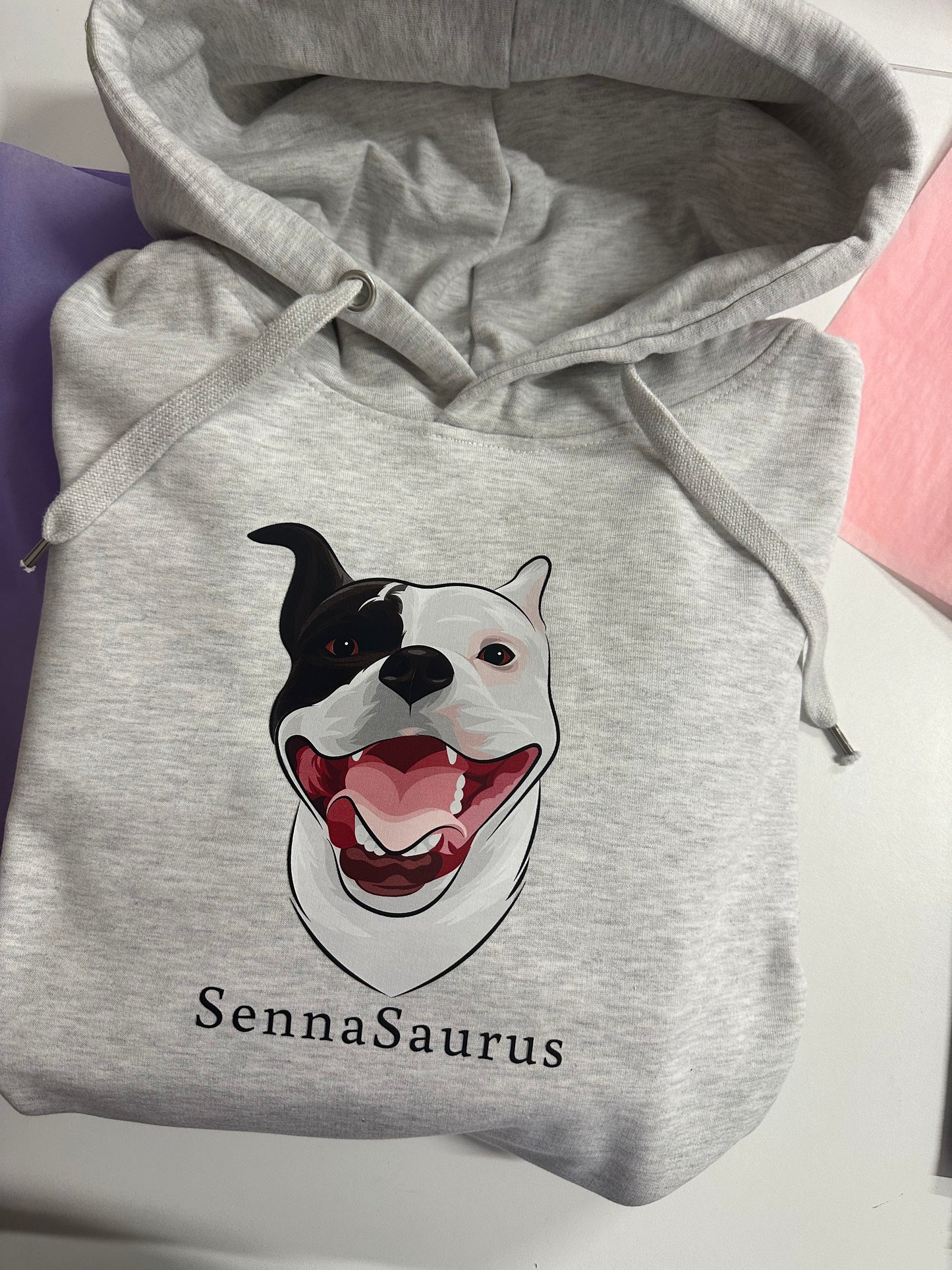Dit dyr på hoodie - Farveportræt
