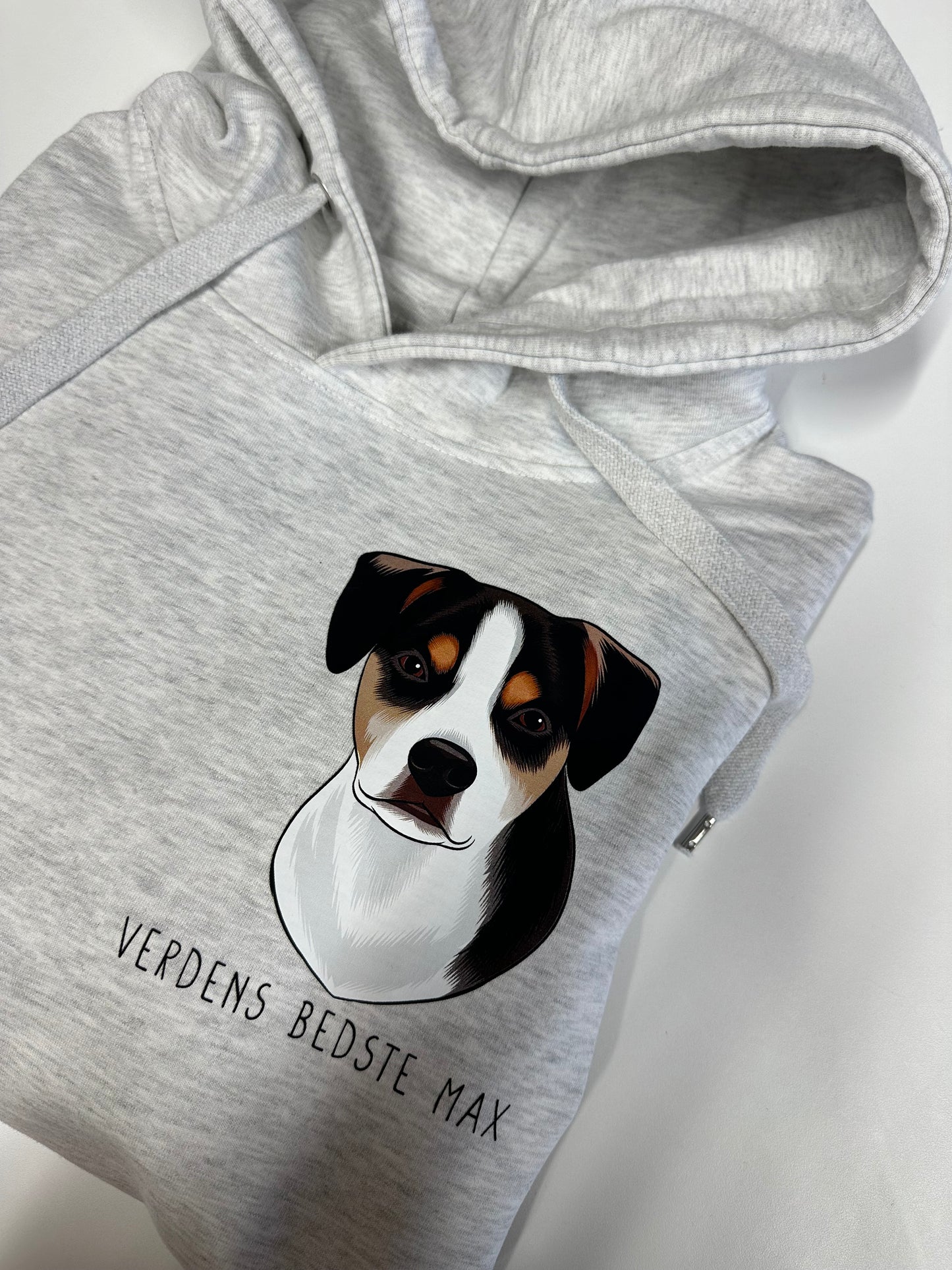 Dit dyr på hoodie - Farveportræt
