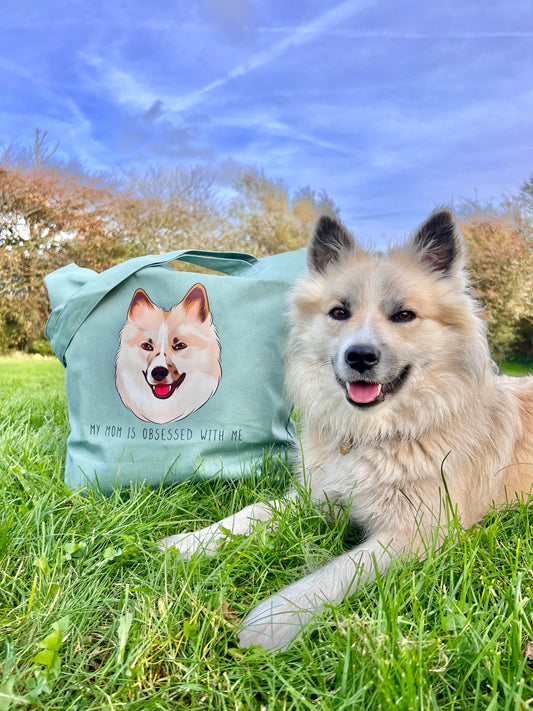 Dit dyr på mulepose - Farveportræt