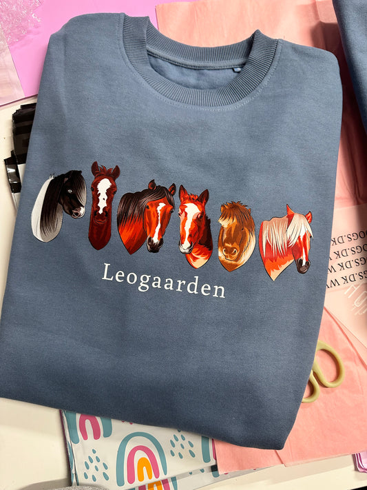 Dit dyr på sweater - Farveportræt