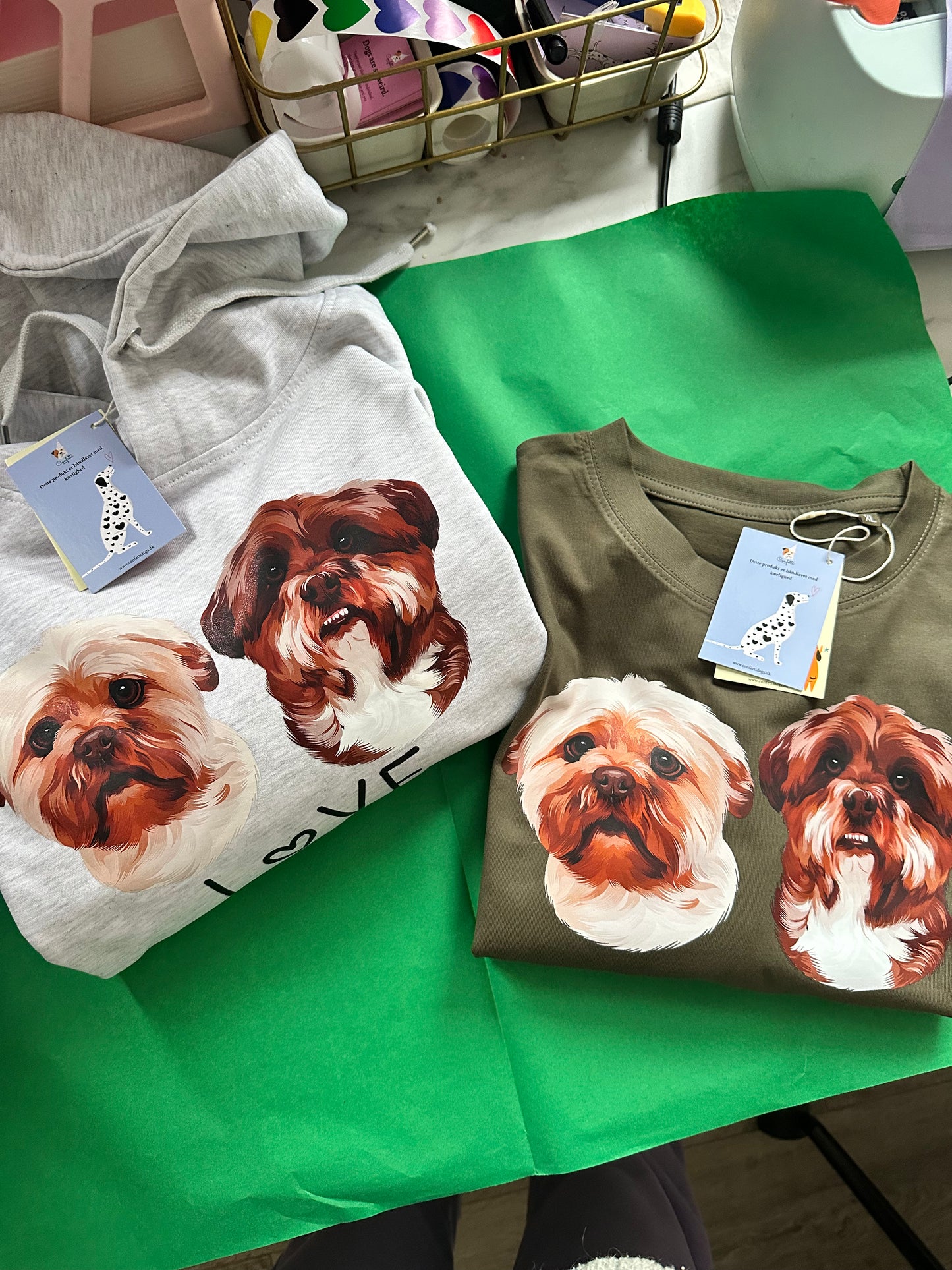 Dit dyr på T-shirt - Farveportræt