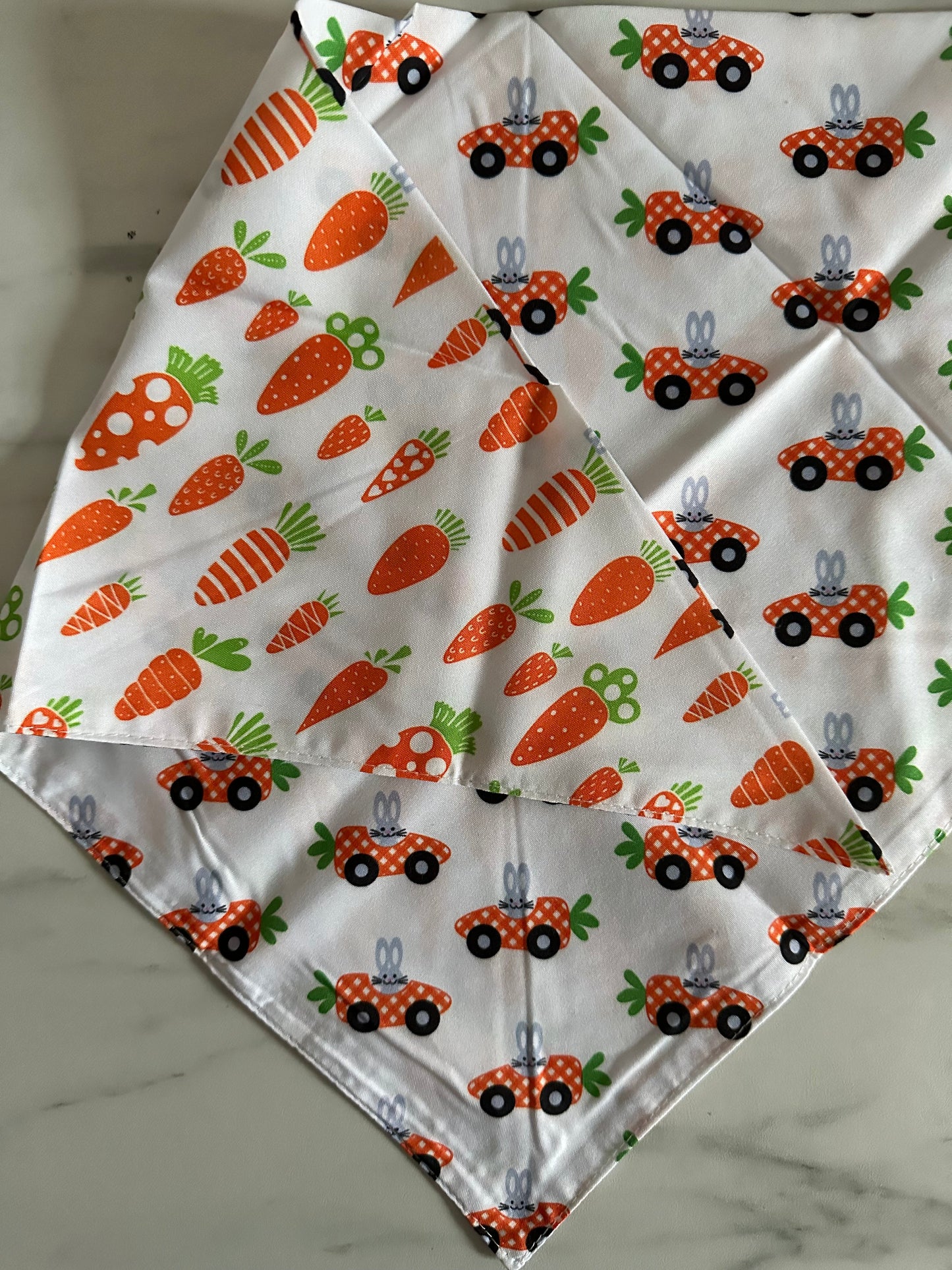 Påske Bandana - Carrot-ride (Vendbar)