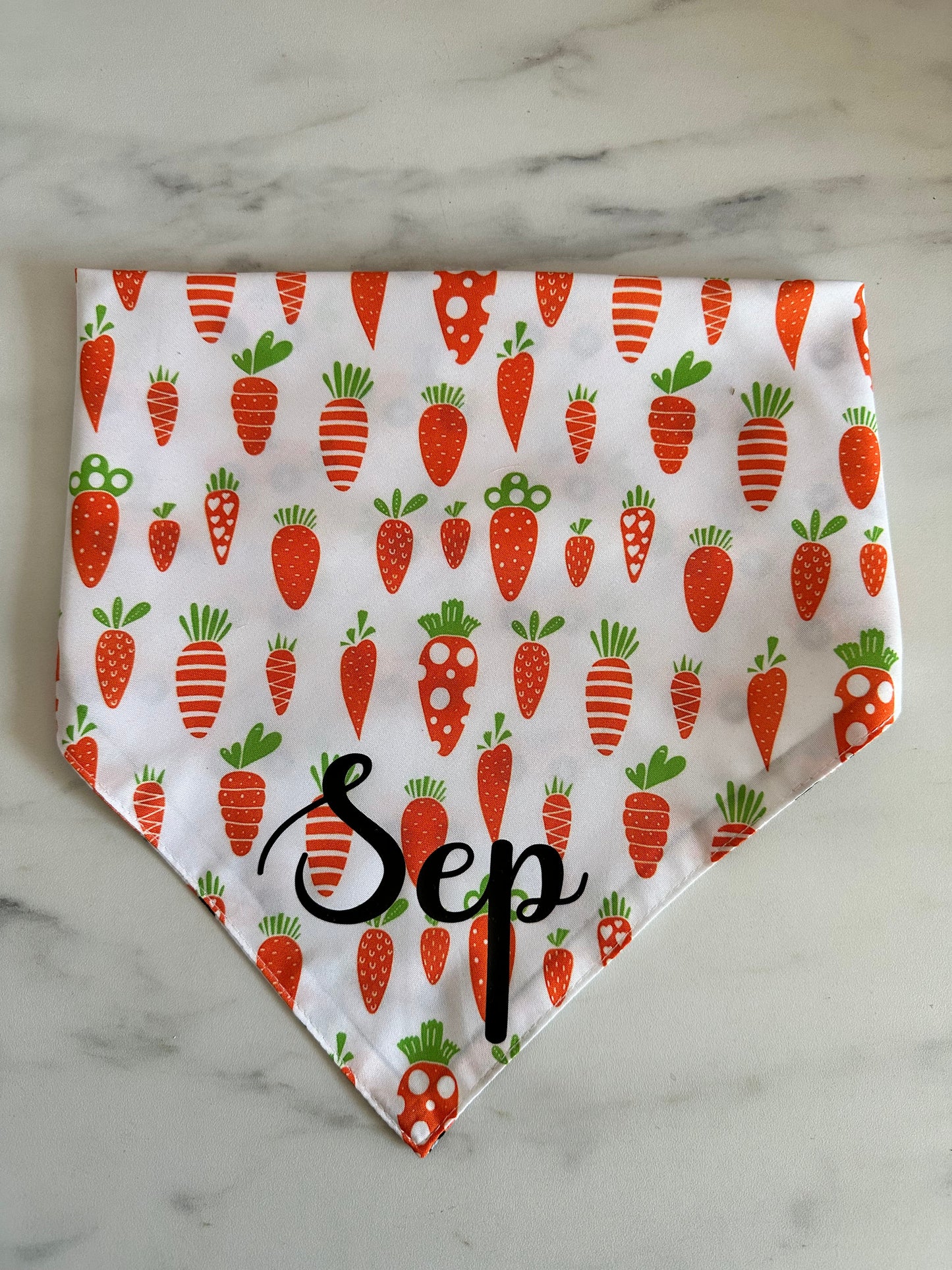 Påske Bandana - Carrot-ride (Vendbar)