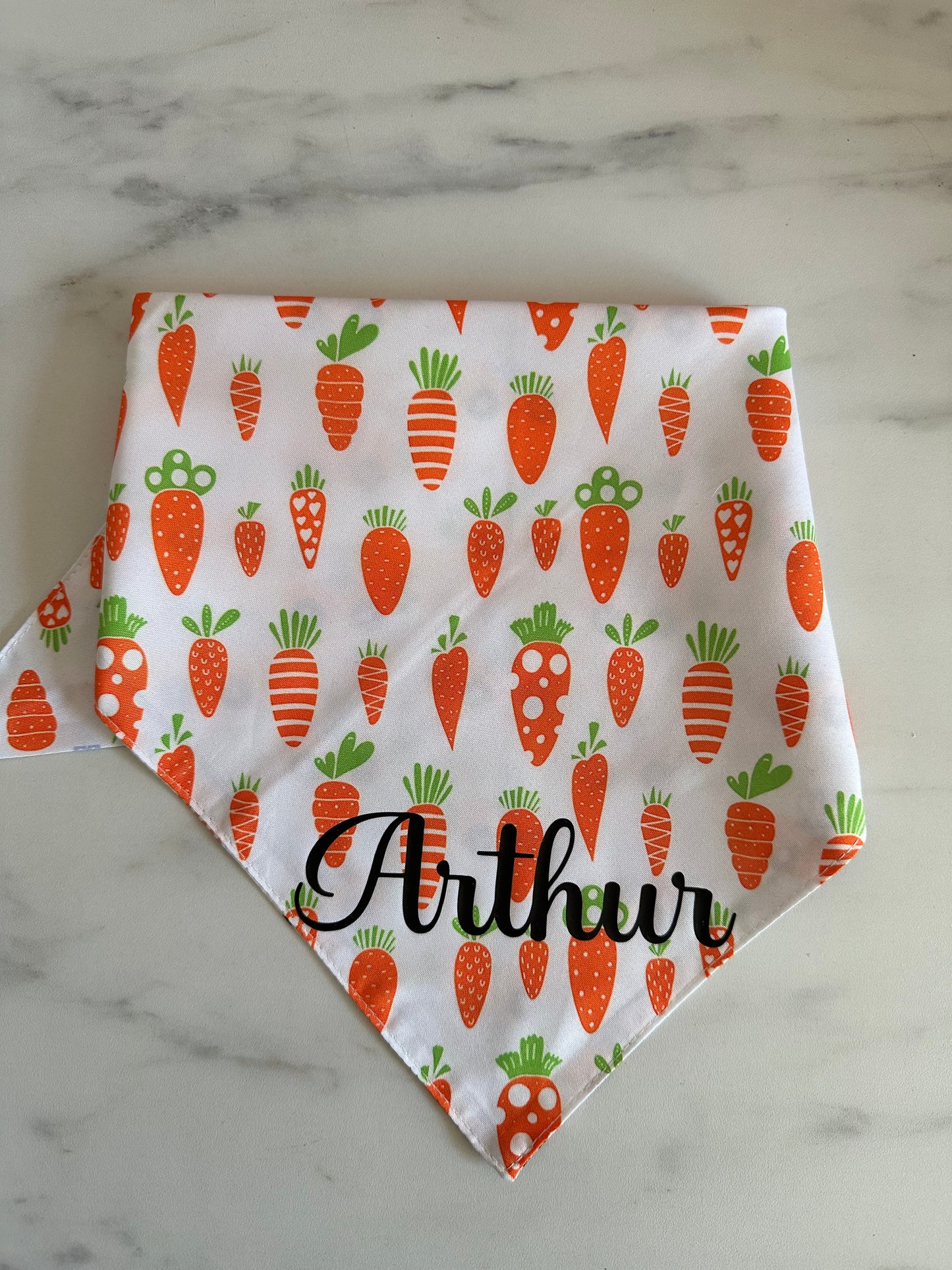Påske Bandana - Carrot-ride (Vendbar)