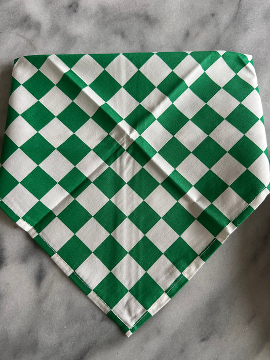 Bandana - Green Checks